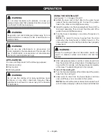 Preview for 6 page of Ryobi PMC1217K Operator'S Manual