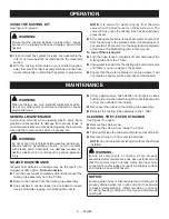 Preview for 6 page of Ryobi PMC3812K Operator'S Manual