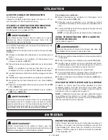 Preview for 12 page of Ryobi PMF01 Operator'S Manual