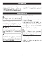 Preview for 7 page of Ryobi PMP01 Operator'S Manual