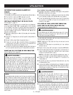 Preview for 13 page of Ryobi PMP01 Operator'S Manual