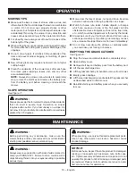 Preview for 14 page of Ryobi PODADORA 40 V Operator'S Manual