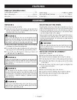 Preview for 7 page of Ryobi PSBCS02 Operator'S Manual