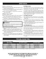 Предварительный просмотр 11 страницы Ryobi PSBCS02 Operator'S Manual