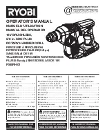 Preview for 1 page of Ryobi PSBRH01 Operator'S Manual