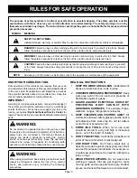 Preview for 3 page of Ryobi R10511 Operator'S Manual