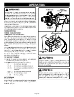 Preview for 12 page of Ryobi R10511 Operator'S Manual