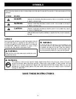 Preview for 6 page of Ryobi R1801M1 Operator'S Manual