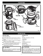 Предварительный просмотр 9 страницы Ryobi R181DB1 Operator'S Manual