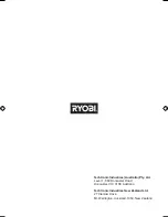 Preview for 15 page of Ryobi R18AG4115 Original Instructions Manual