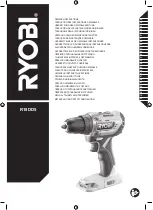 Preview for 1 page of Ryobi R18DD5 Original Instructions Manual