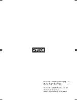 Preview for 10 page of Ryobi R18HW Original Instructions Manual