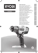 Ryobi R18IW3 Original Instructions Manual preview