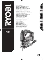 Ryobi R18JS7 Original Instructions Manual preview