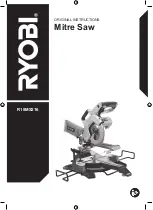 Preview for 1 page of Ryobi R18MS216 Original Instructions Manual