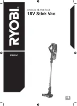 Preview for 1 page of Ryobi R18SV7 Original Instructions Manual