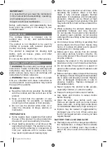 Preview for 2 page of Ryobi R18XBLW20 Manual