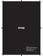 Предварительный просмотр 16 страницы Ryobi R4SDC Original Instructions Manual