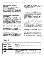 Preview for 4 page of Ryobi R860012 Operator'S Manual