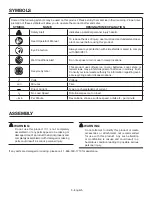 Preview for 5 page of Ryobi R860012 Operator'S Manual