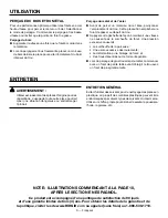 Preview for 17 page of Ryobi R8701 Operator'S Manual