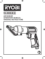 Ryobi RA-MSS20-B Operator'S Manual предпросмотр