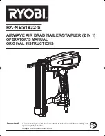 Preview for 1 page of Ryobi RA-NBS1832-S Operator'S Manual