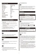 Preview for 11 page of Ryobi RACWDV30MC Owner'S Operating Manual