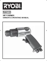 Preview for 1 page of Ryobi RAH125 Owner'S Operating Manual