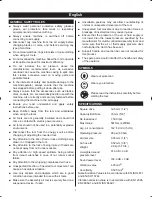 Preview for 4 page of Ryobi RAIW12 Owner'S Operating Manual