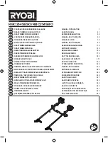 Ryobi RBC254SBO User Manual preview