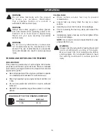 Preview for 14 page of Ryobi RBC30SESA Operator'S Manual