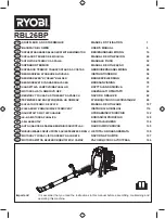 Preview for 1 page of Ryobi RBL26BP User Manual