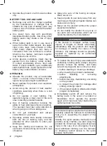 Preview for 4 page of Ryobi RBL36JB Original Instructions Manual