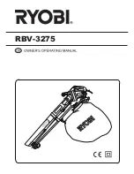 Preview for 1 page of Ryobi RBV-3275 Owner'S Operating Manual