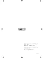Preview for 16 page of Ryobi RBV254 Original Instructions Manual