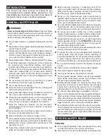 Preview for 2 page of Ryobi RBV26G Operator'S Manual