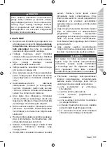 Предварительный просмотр 119 страницы Ryobi RBV3000CSV-01 Original Instructions Manual