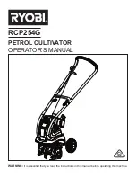 Preview for 1 page of Ryobi RCP254G Operator'S Manual