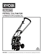 Ryobi RCP254G Operator'S Manual preview