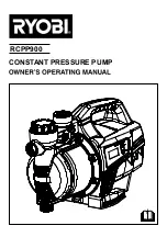 Предварительный просмотр 1 страницы Ryobi RCPP900 Owner'S Operating Manual