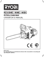 Preview for 1 page of Ryobi RCS-3540C Operator'S Manual