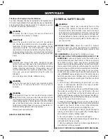 Preview for 5 page of Ryobi RCS-3540C Operator'S Manual