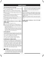 Preview for 7 page of Ryobi RCS-3540C Operator'S Manual