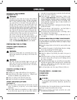 Preview for 12 page of Ryobi RCS-3540C Operator'S Manual