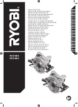 Предварительный просмотр 1 страницы Ryobi RCS1400 Original Instructions Manual