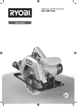 Preview for 1 page of Ryobi RCS1600 Original Instructions Manual