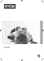 Preview for 1 page of Ryobi RCS18X Manual