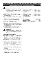 Preview for 96 page of Ryobi RCS3535A User Manual