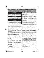 Preview for 93 page of Ryobi RCS36 Operator'S Manual